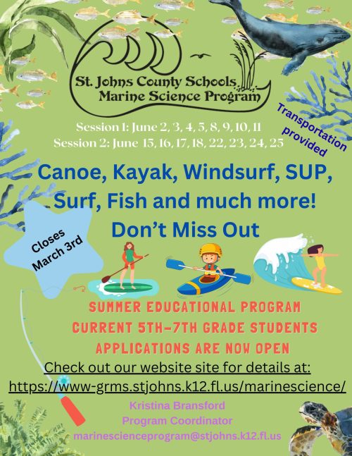 Marine Science Program Flyer #2 conv 0